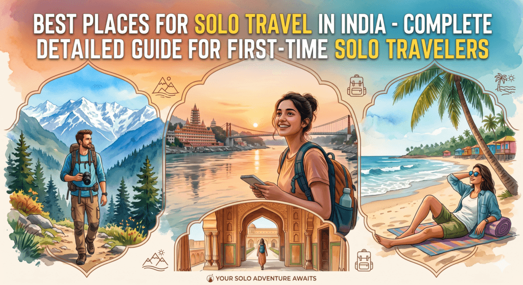 Best Places for Solo Travel in India – Complete Detailed Guide for First-Time Solo Travelers