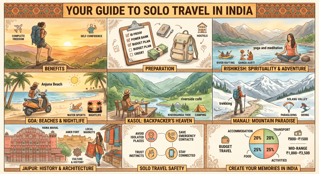 Best Places for Solo Travel in India