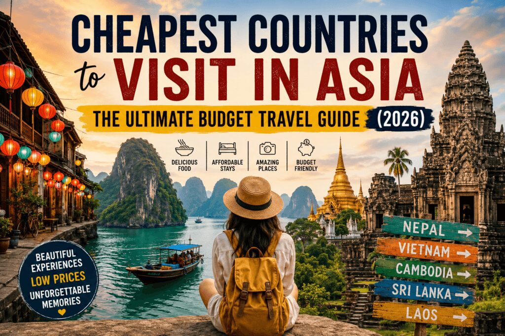 Cheapest Countries to Visit in Asia